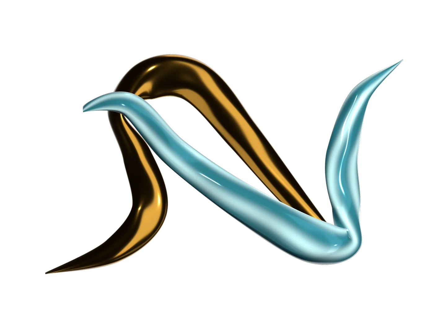 Monogramma NovaVia in oro e acqua